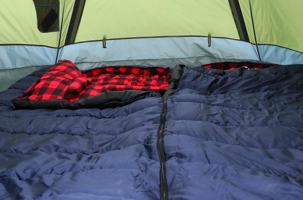 0 Degree Sleeping Bag Cotton Flannel Sleeping Bags for Adults Cold Weather Camping Winter Zero Degree Warm Weather Big and Tall - Image 7